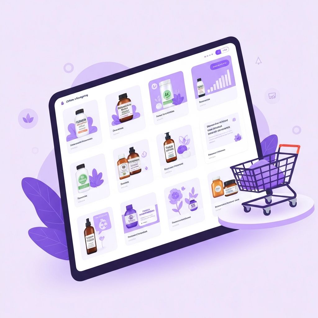 Online wellness platform concept